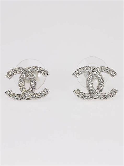 chanel swarovski earrings